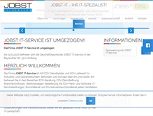 Tablet Screenshot of jobst-it.de